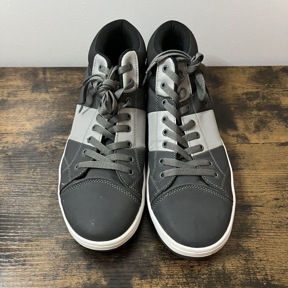 Sean John Hardliner High Top Sneakers Black/Gray Men’s Size 9.5